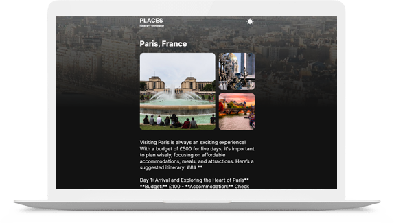 Places itinerary generator-02